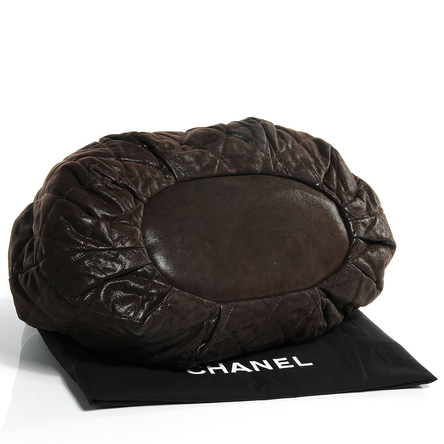 Chanel Iridescent Calfskin Large In The Mix Tote Dark Brown 4 of 7