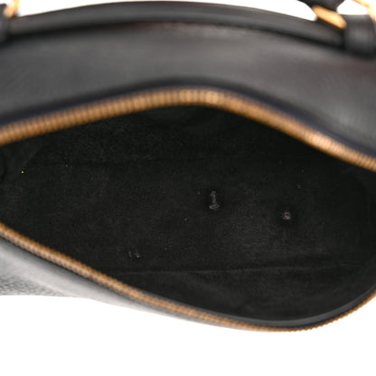 Loro Piana Grained Calfskin L16 Extra Pocket Pouch Navy Blue Multicolor 5 of 11