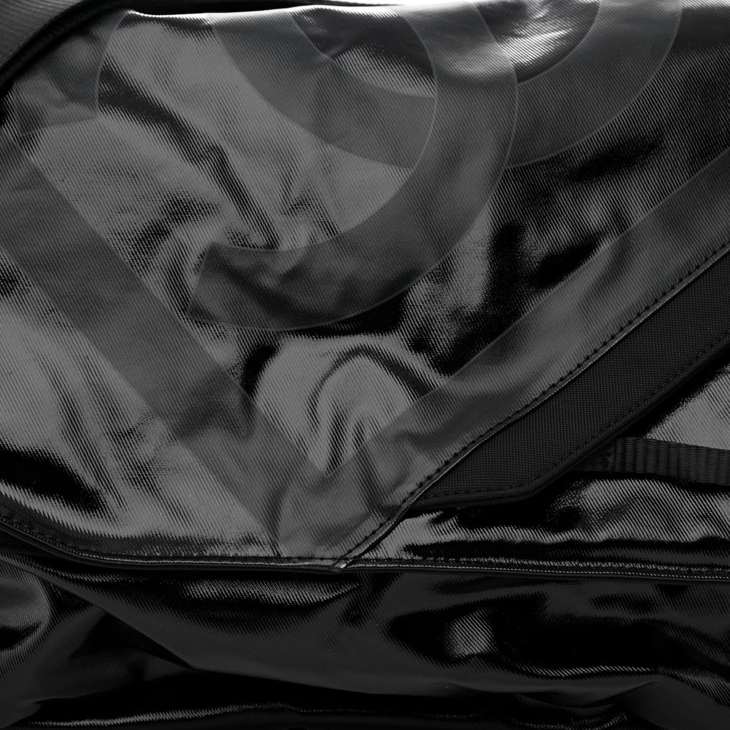 Coated Canvas Sport Messenger Black