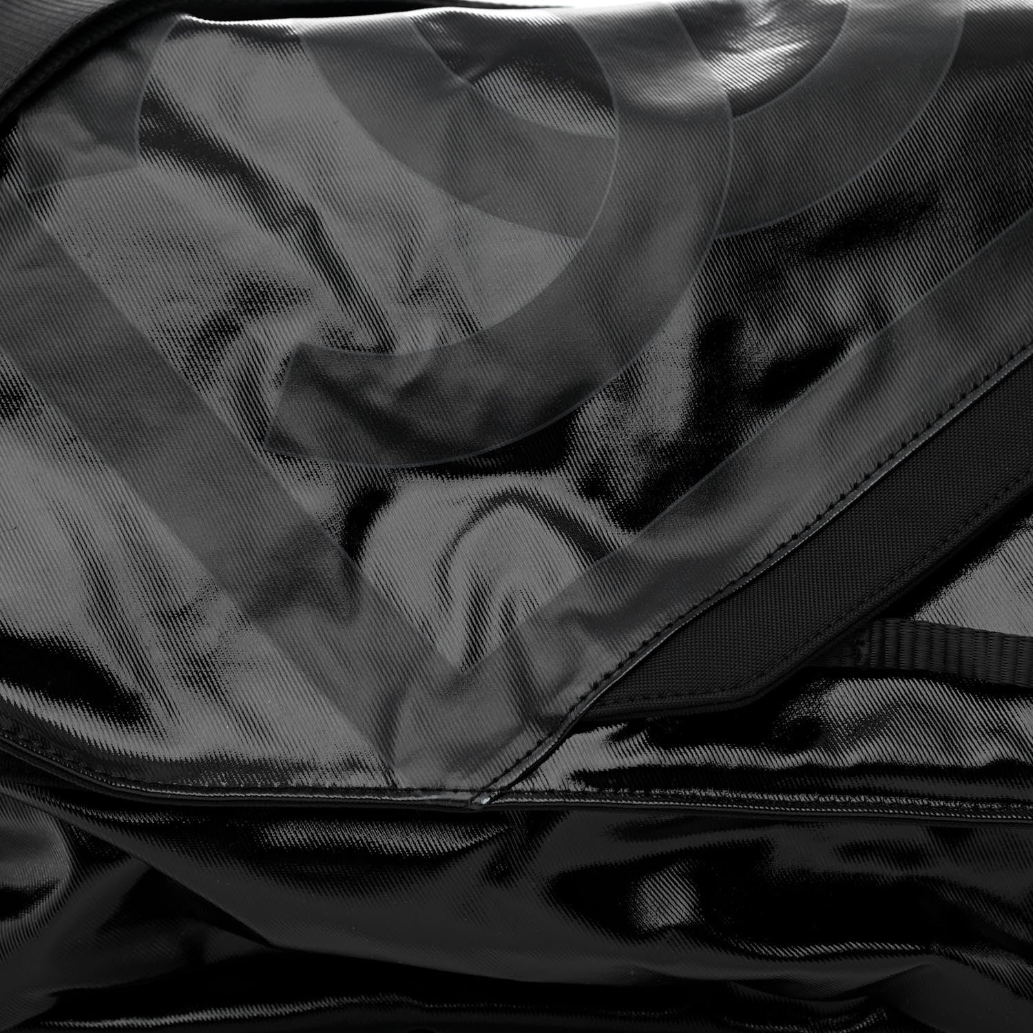 Chanel Coated Canvas Sport Messenger Black 6 of 8