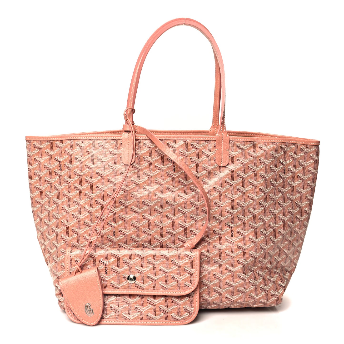 Iridescent Goyardine Saint Louis PM Pearly Coral