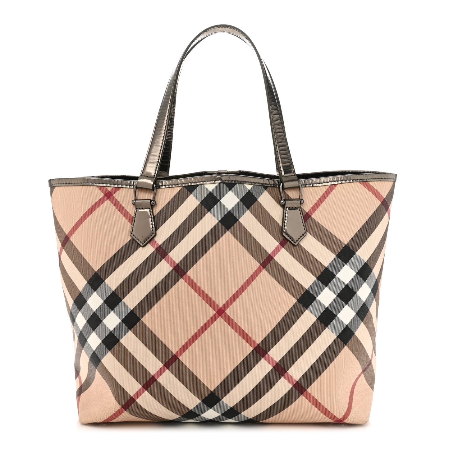 Supernova Check Stanton Tote Dark Nickel
