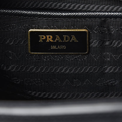 Prada Saffiano Lux Small Parabole Tote Black 5 of 8