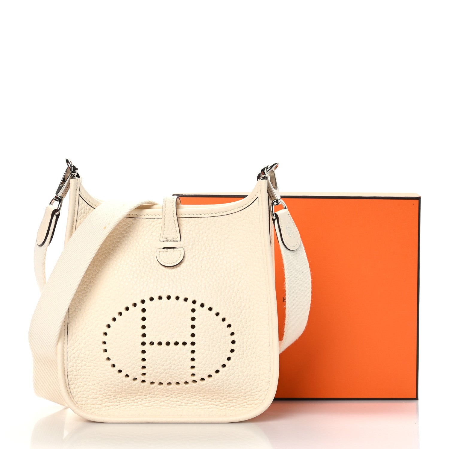 Hermes Taurillon Clemence Amazone Evelyne TPM Nata 10 of 10