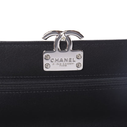 Chanel Grained Calfskin Quilted Urban Champion Wallet On Chain WOC Black 6 of 10
