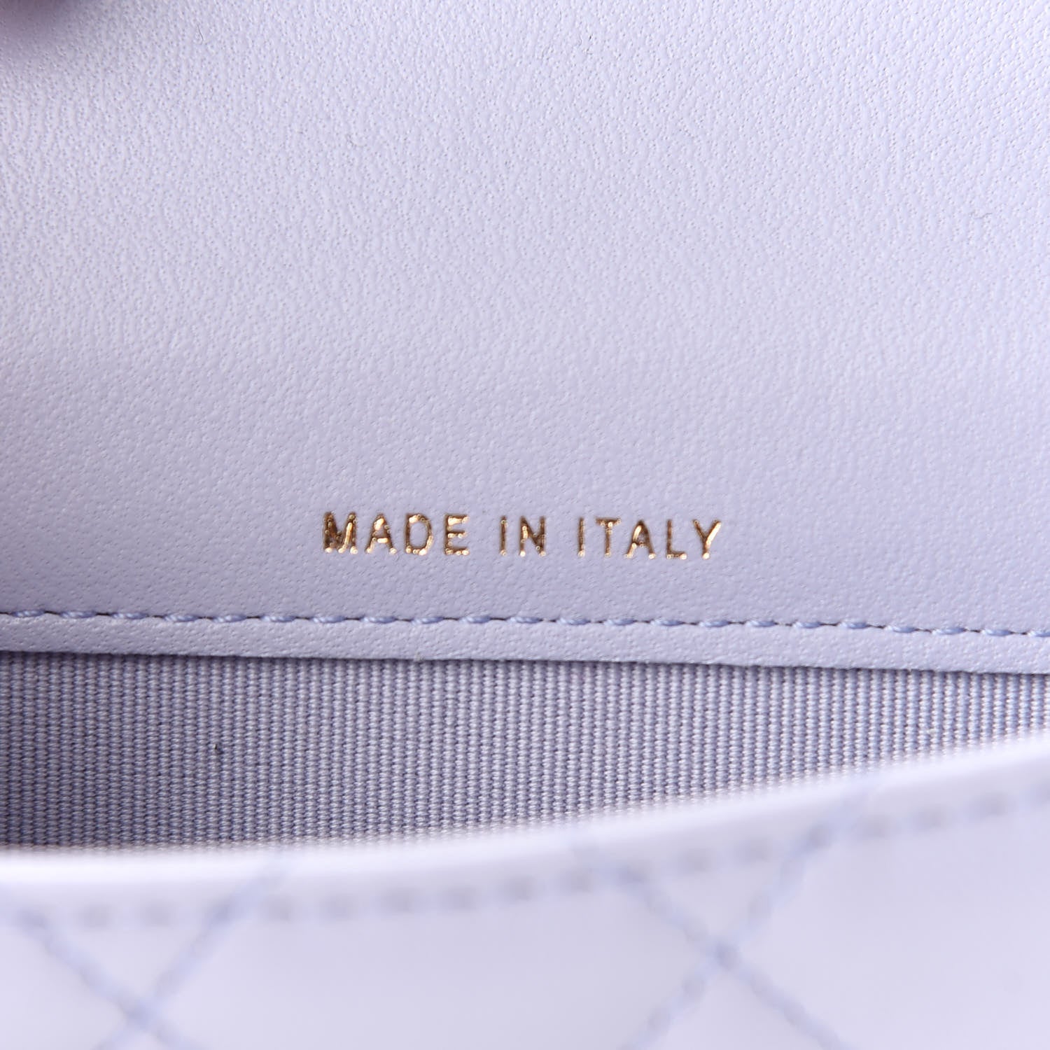 Chanel Lambskin Quilted Top Handle Flap Coin Purse With Chain Light Purple 7 of 10