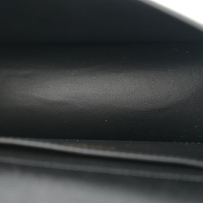 Burberry Grained Calfskin House Check Small Madison Shoulder Bag Black 5 of 9