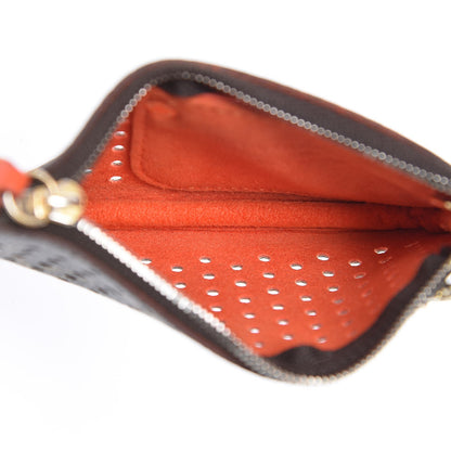 Louis Vuitton Monogram Perforated Key Pouch Orange 5 of 6