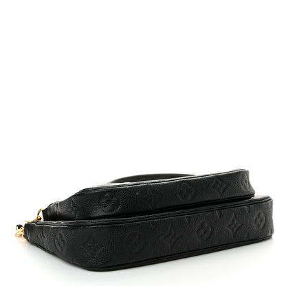 Louis Vuitton Empreinte Monogram Giant Multi Pochette Accessories Black 4 of 11