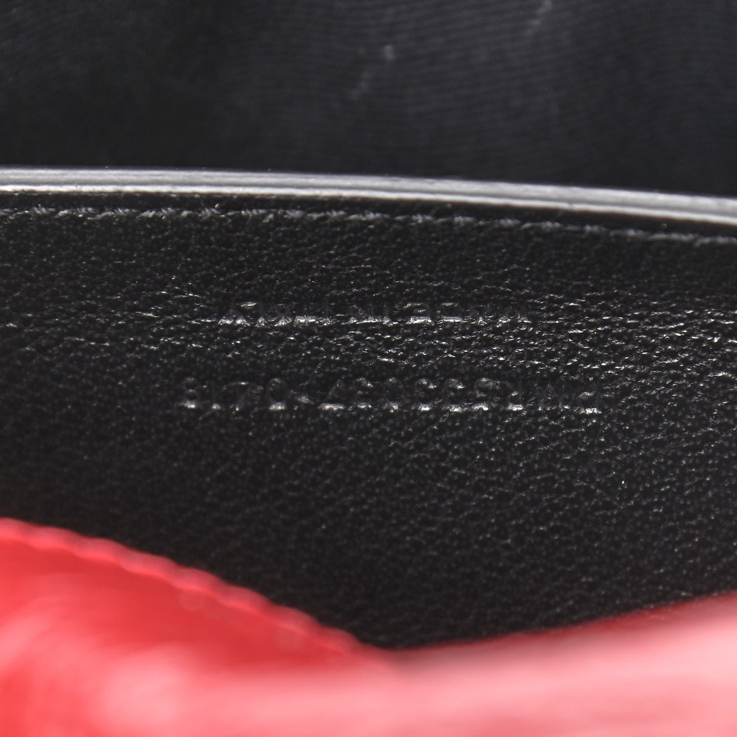 Saint Laurent Crinkled Calfskin Matelasse Monogram Baby Niki Chain Satchel Rouge Eros 8 of 11