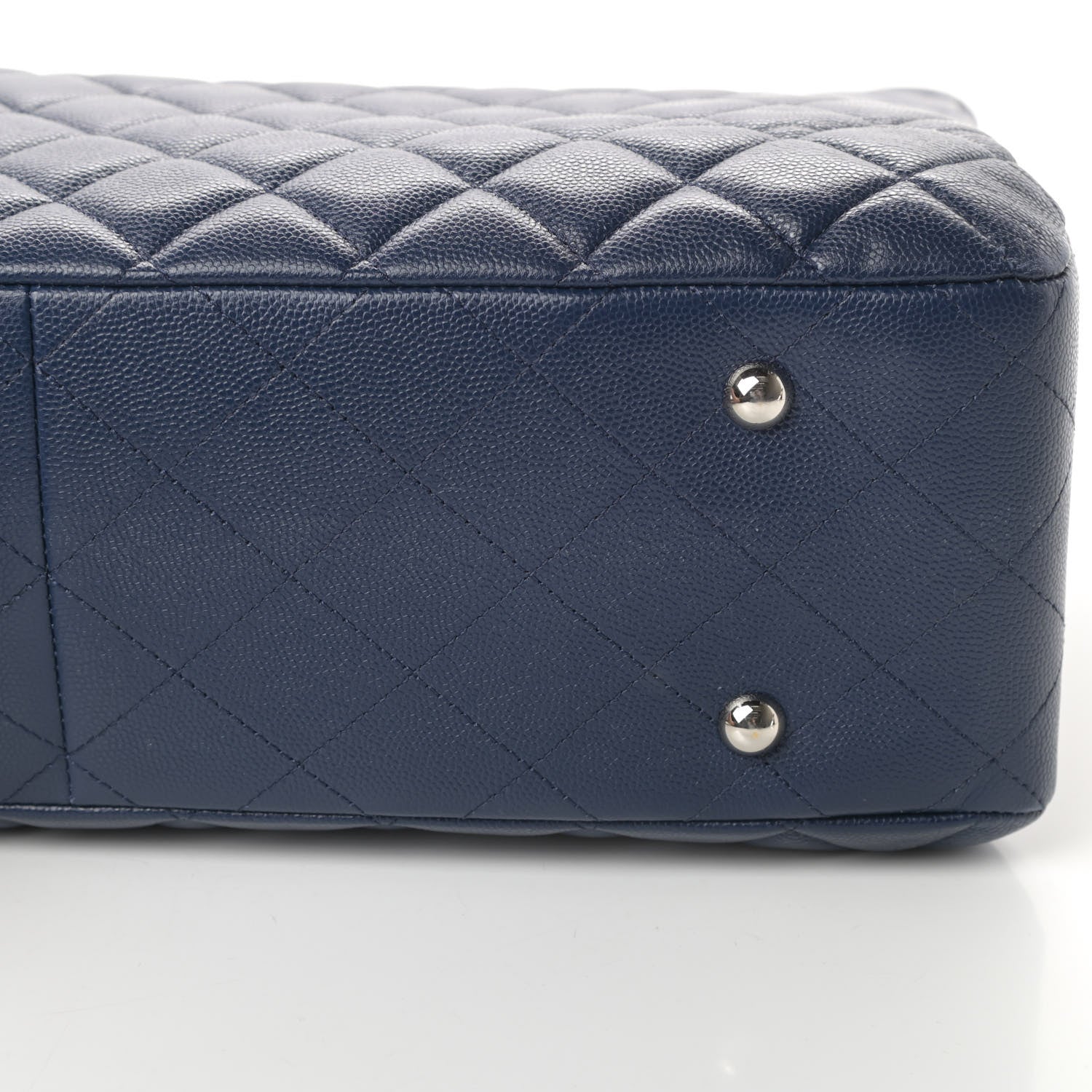 Chanel Caviar Quilted Large CC Shopping Tote Navy 15 of 15