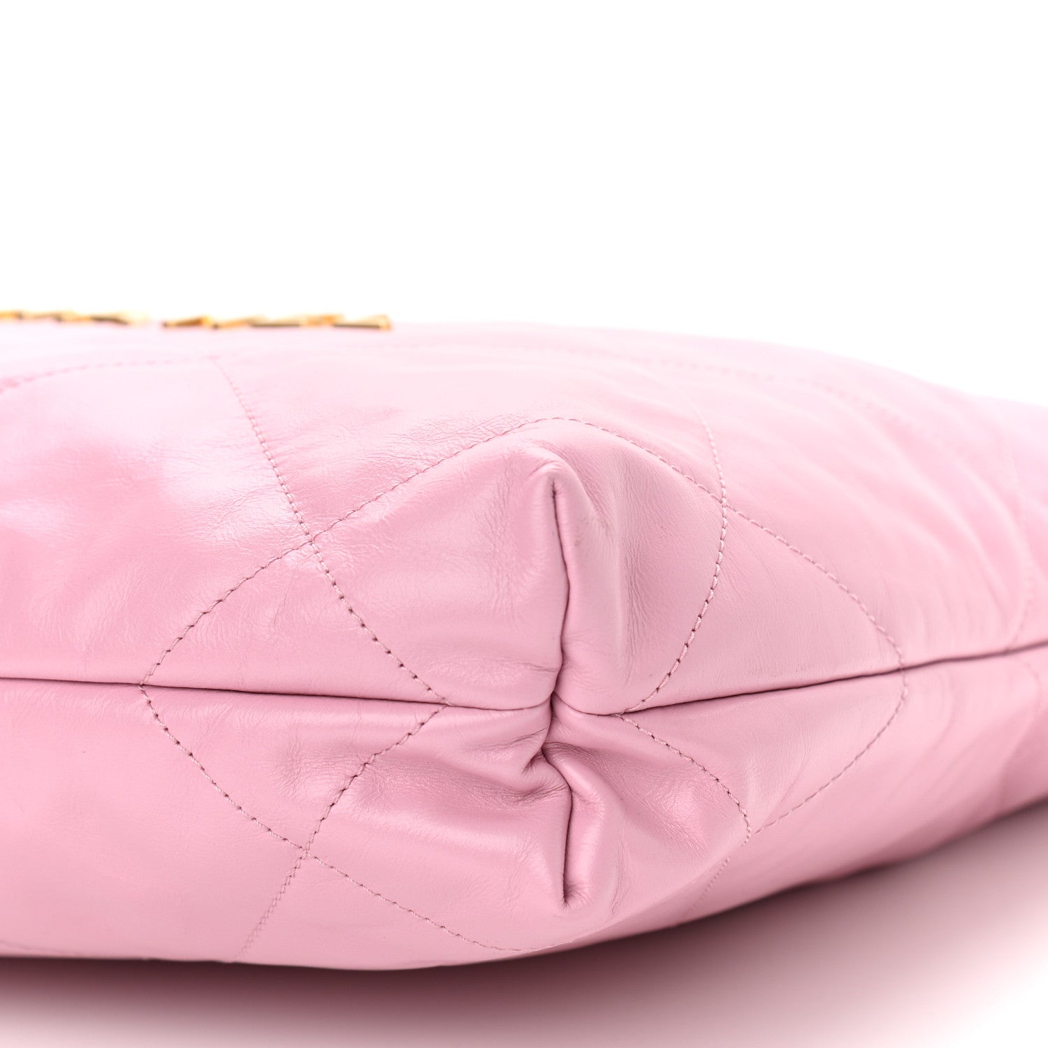 Chanel Shiny Calfskin Quilted Small Chanel 22 Pink 11 of 11