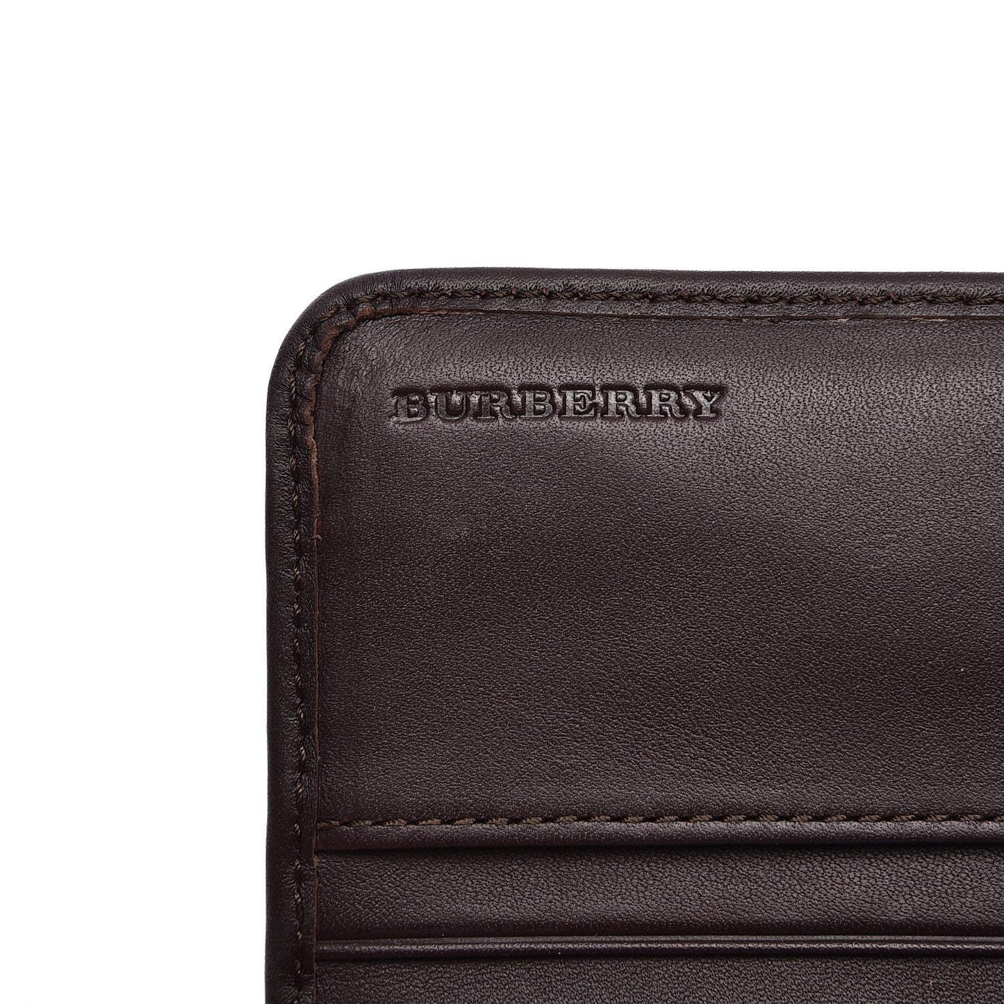 Smoked Check Penrose Wallet Plum