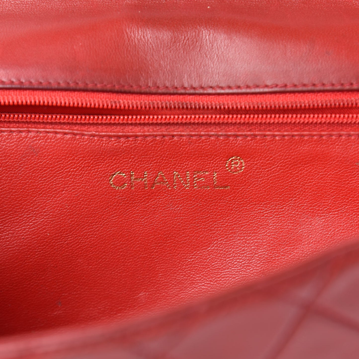 Lambskin Quilted Tassel Shoulder Flap Bag Red