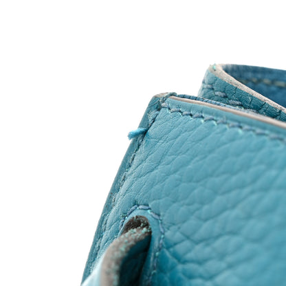 Hermes Taurillon Clemence Jypsiere 31 Bleu Izmir 12 of 21