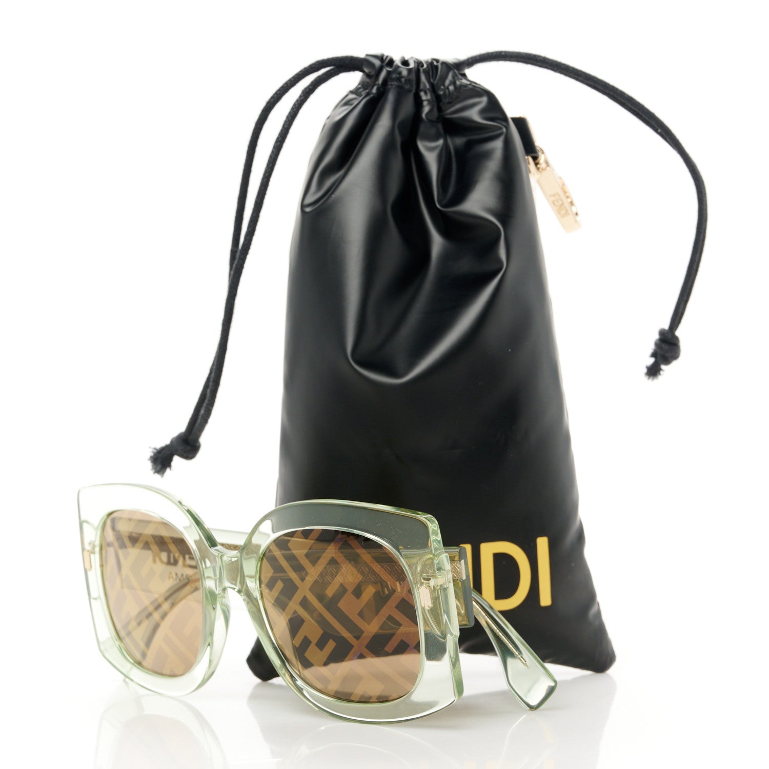 Fendi Acetate FF Sunglasses FF 0436/G/S Green 9 of 9