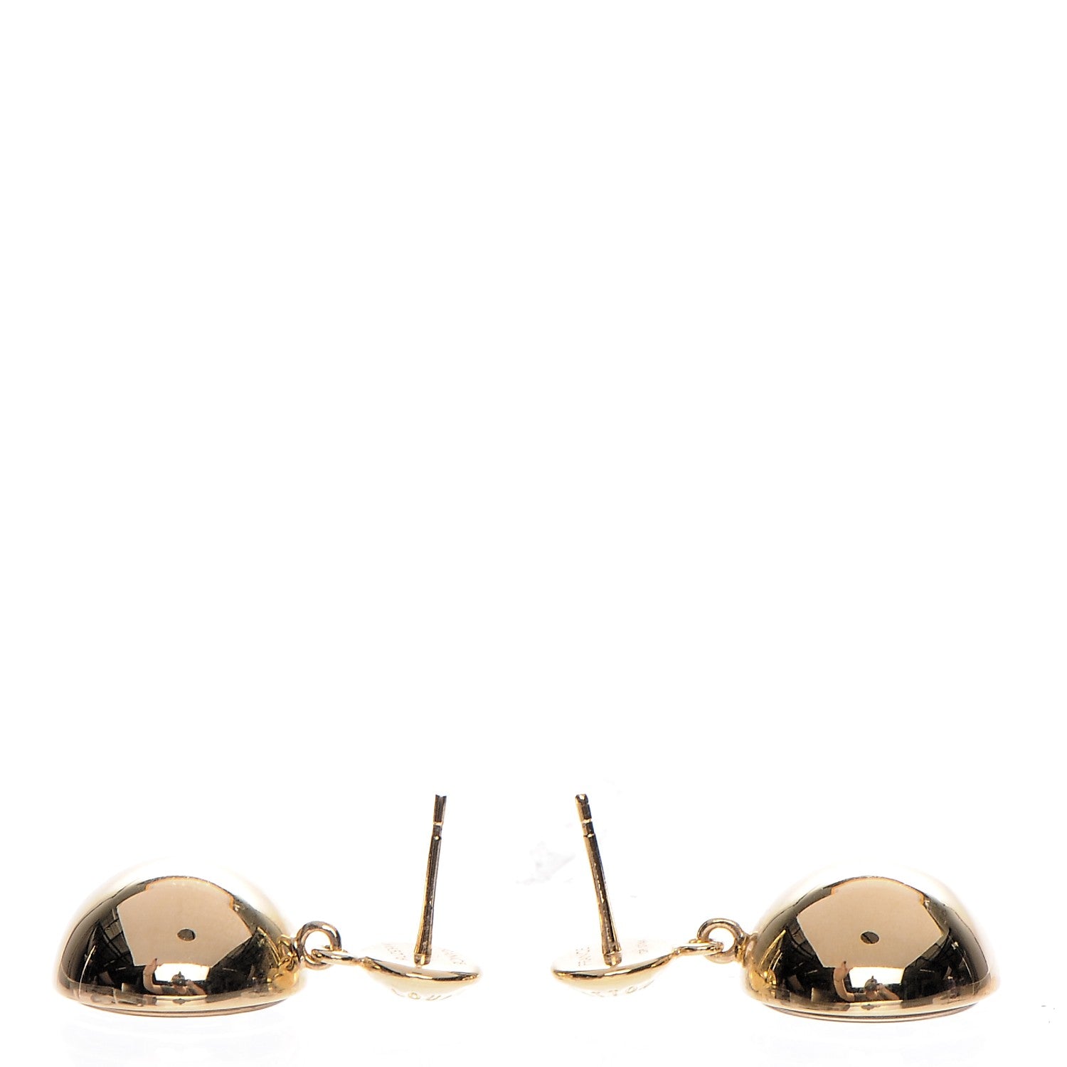 Louis Vuitton Swarovski Crystal Inclusion Earrings Black 3 of 5