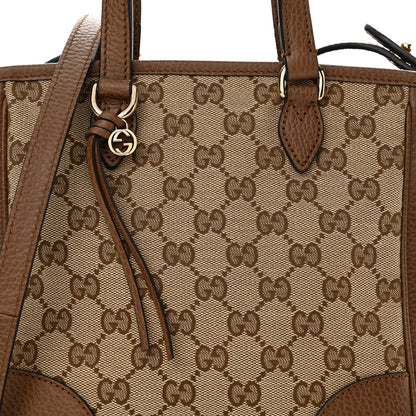 Gucci Monogram Small Bree Tote Beige Tabacco 8 of 10