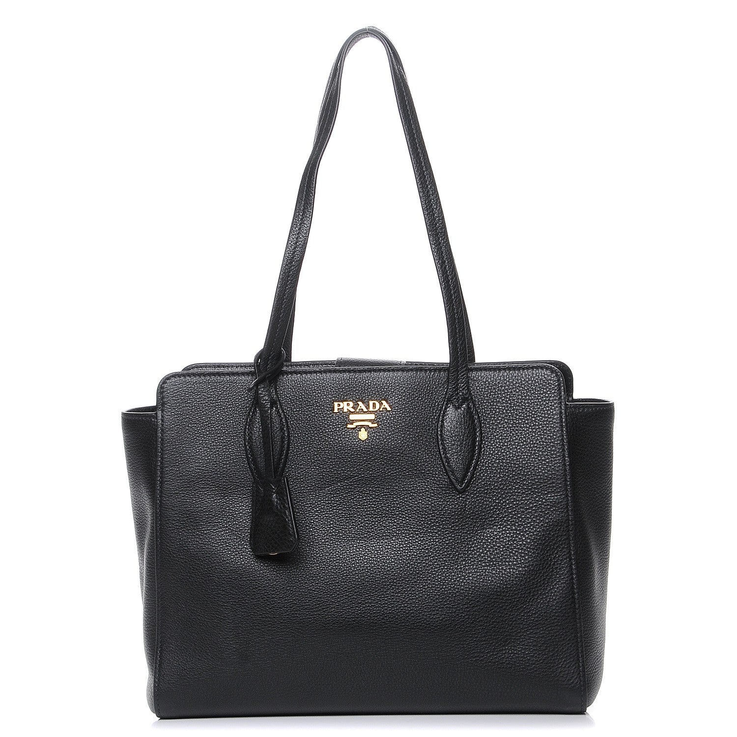 Prada Vitello Phenix Tote Nero Black 1 of 7