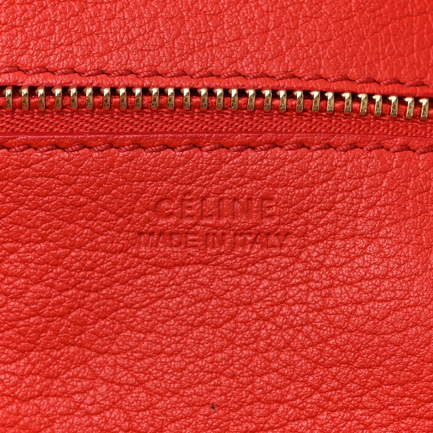 Crisped Calfskin Small Tie Knot Tote Vermillion