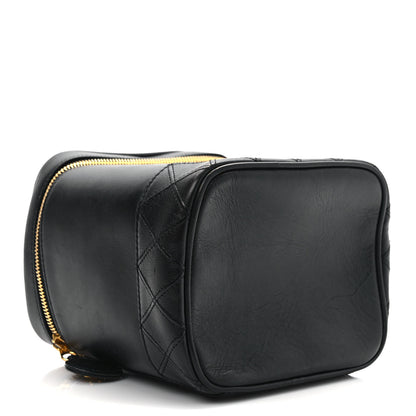 Chanel Lambskin Vanity Cosmetic Case Black 4 of 10