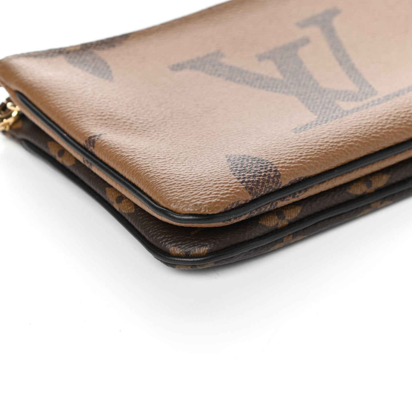 Reverse Monogram Giant Double Zip Pochette