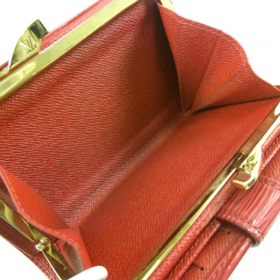 Epi French Purse Wallet Red