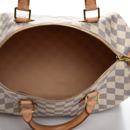 Louis Vuitton Damier Azur Speedy 30 5 of 17