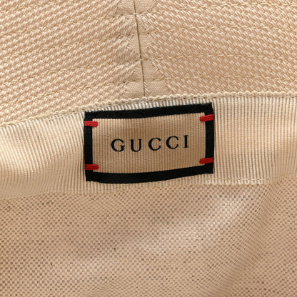 Gucci Monogram Jumbo GG Mosteria Bucket Hat L Beige 9 of 10