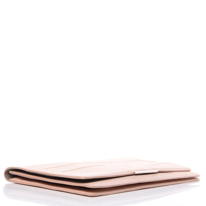 Fendi Vitello Flamingo Tube Macro Clutch Camelia 4 of 10