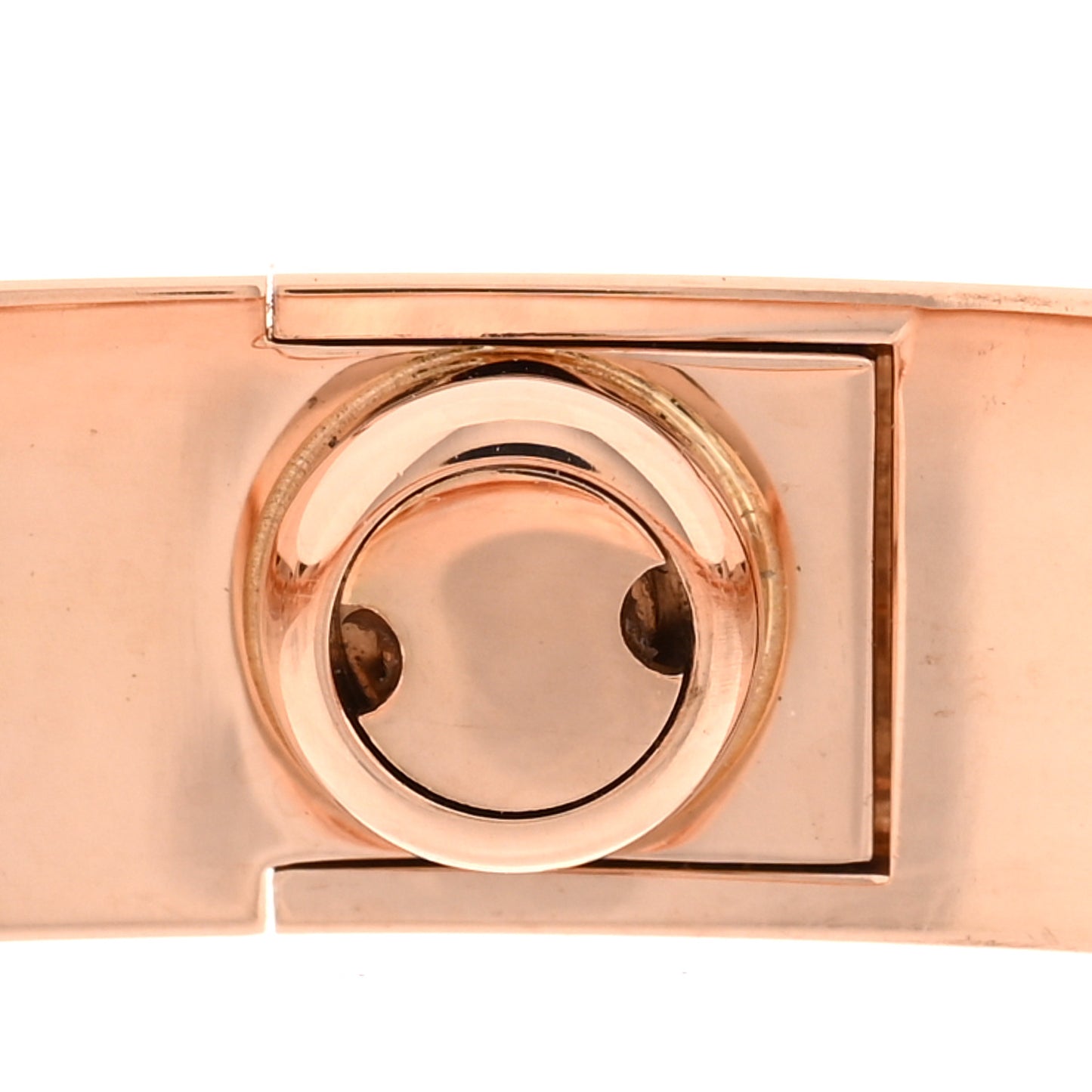 18K Pink Gold 10 Diamond LOVE Bracelet 17