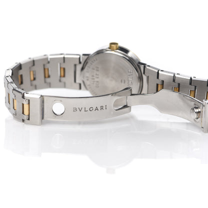 Bulgari Stainless Steel 18K Yellow Gold 23mm Quartz Watch Black 6 of 7
