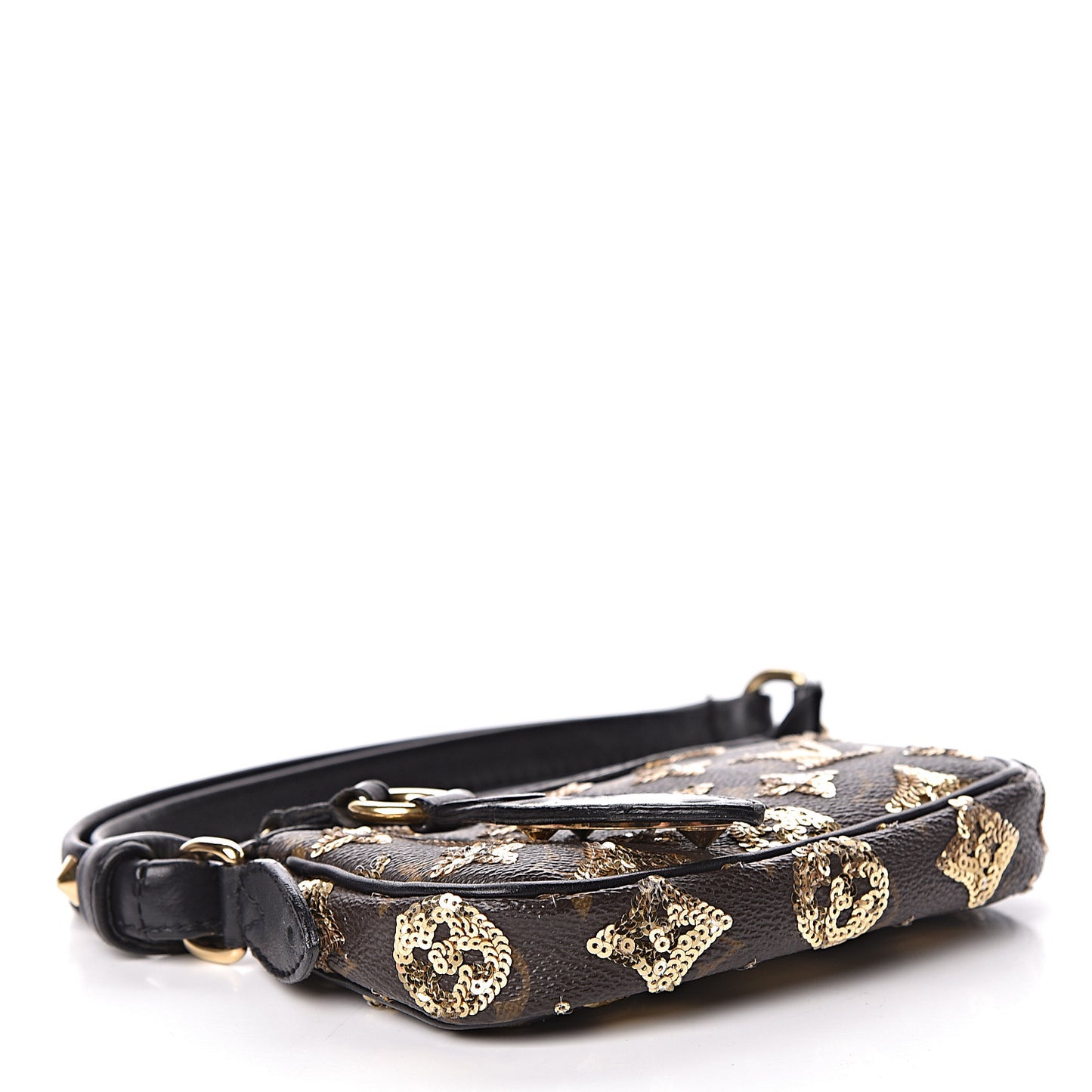 Monogram Sequins Eclipse Pochette Gold