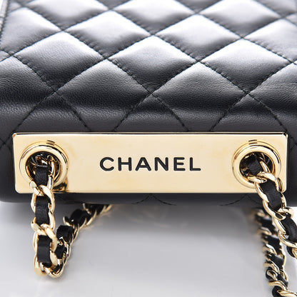 Chanel Lambskin Quilted Trendy CC Phone Holder Black 9 of 9