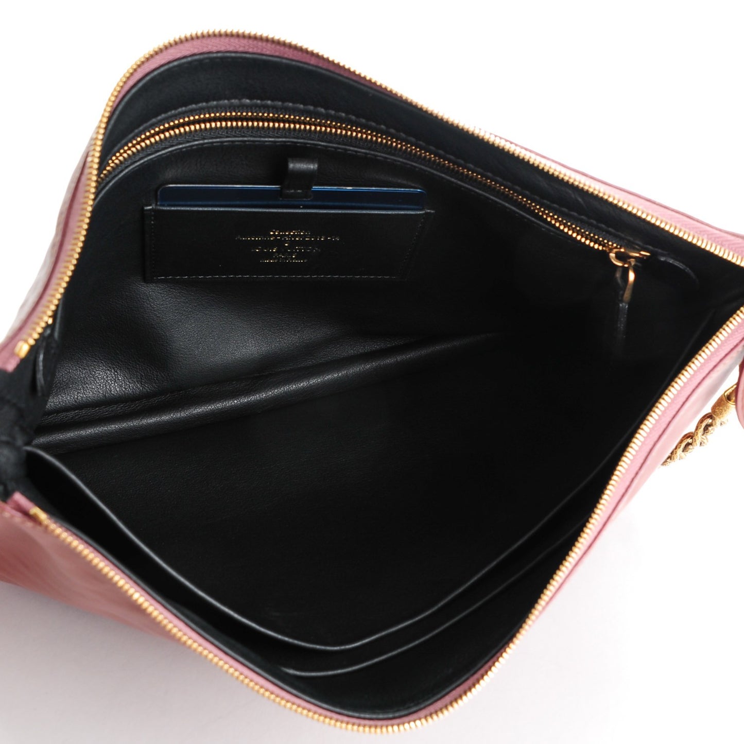 Cuir Boudoir Pochette Accessories MM Rose