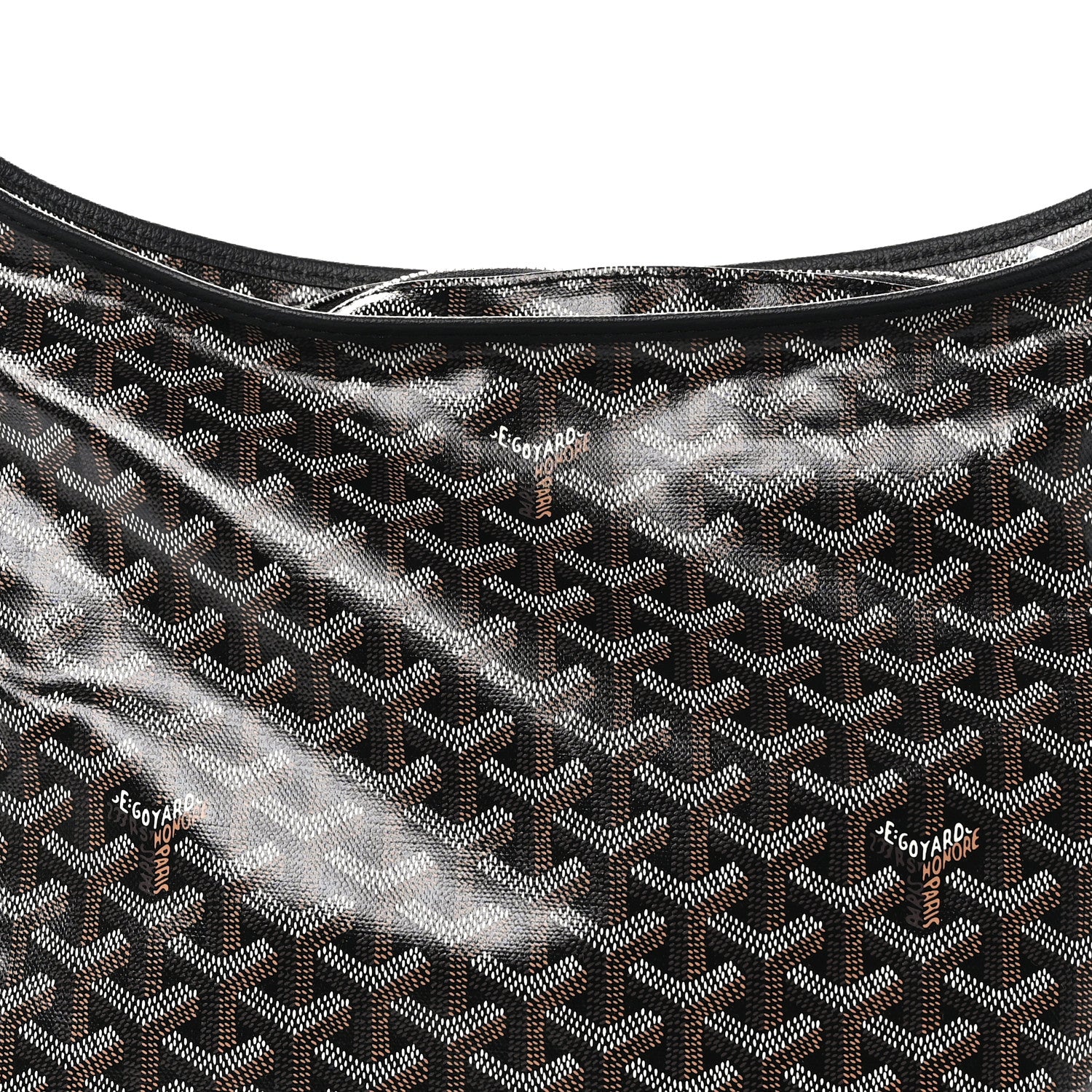 Goyard Goyardine Boheme Hobo Black 9 of 11