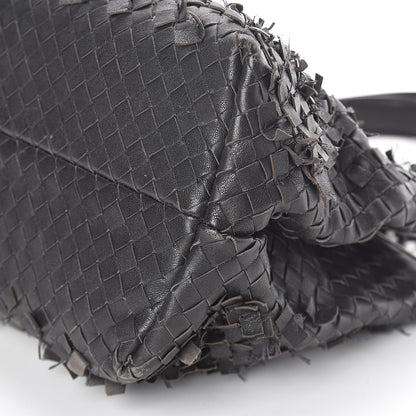 Bottega Veneta Nappa Intrecciato Frayed Tote Black 10 of 10