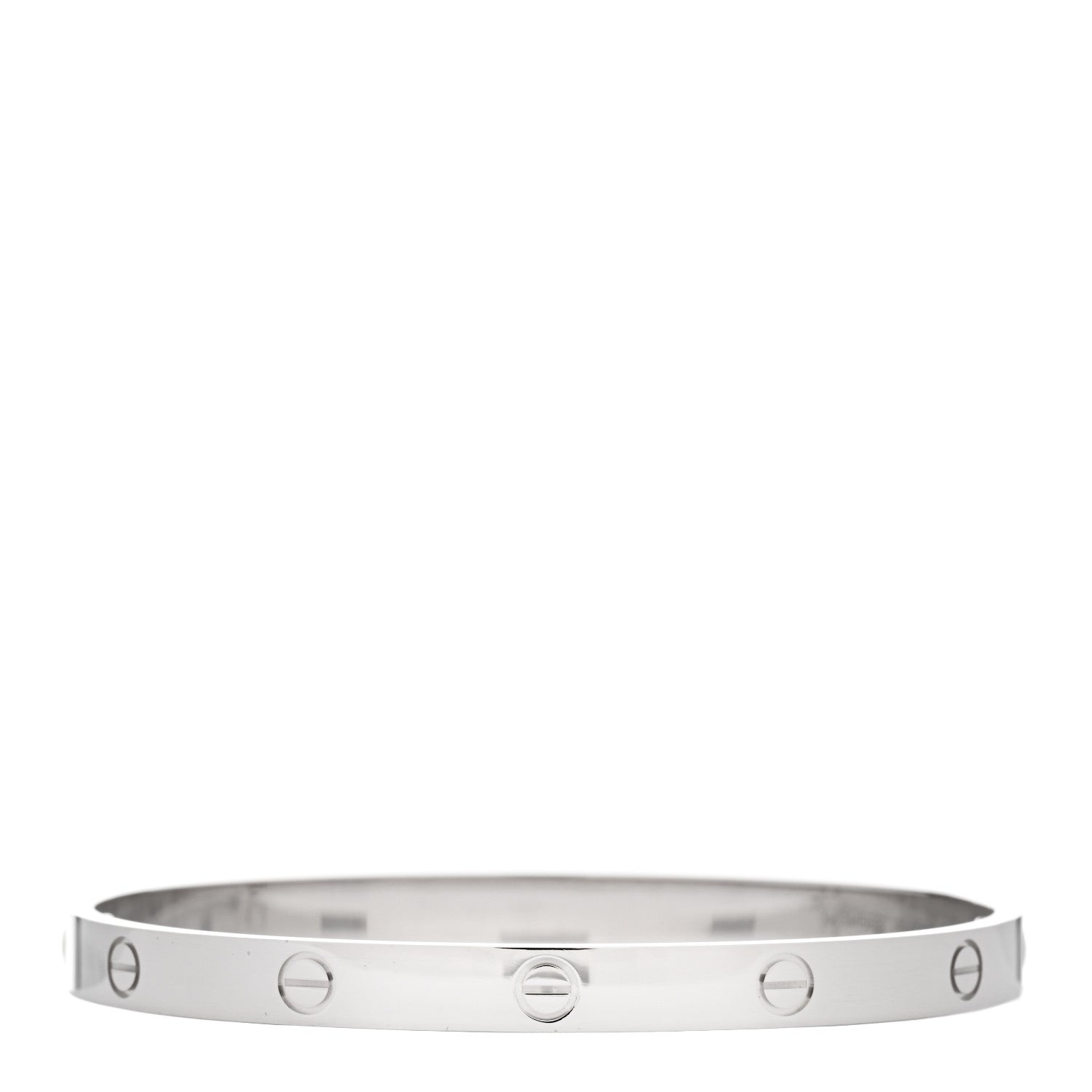 Cartier 18K White Gold LOVE Bracelet 20 3 of 6