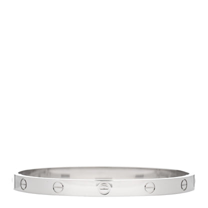 Cartier 18K White Gold LOVE Bracelet 20 3 of 6