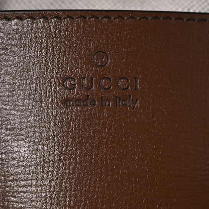 Gucci GG Supreme Monogram Web Mini Horsebit 1955 Shoulder Bag Beige Brown Sugar 6 of 11
