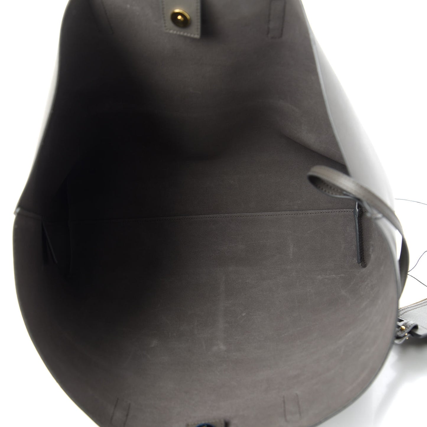 Calfskin Large Shopping Tote Pebble