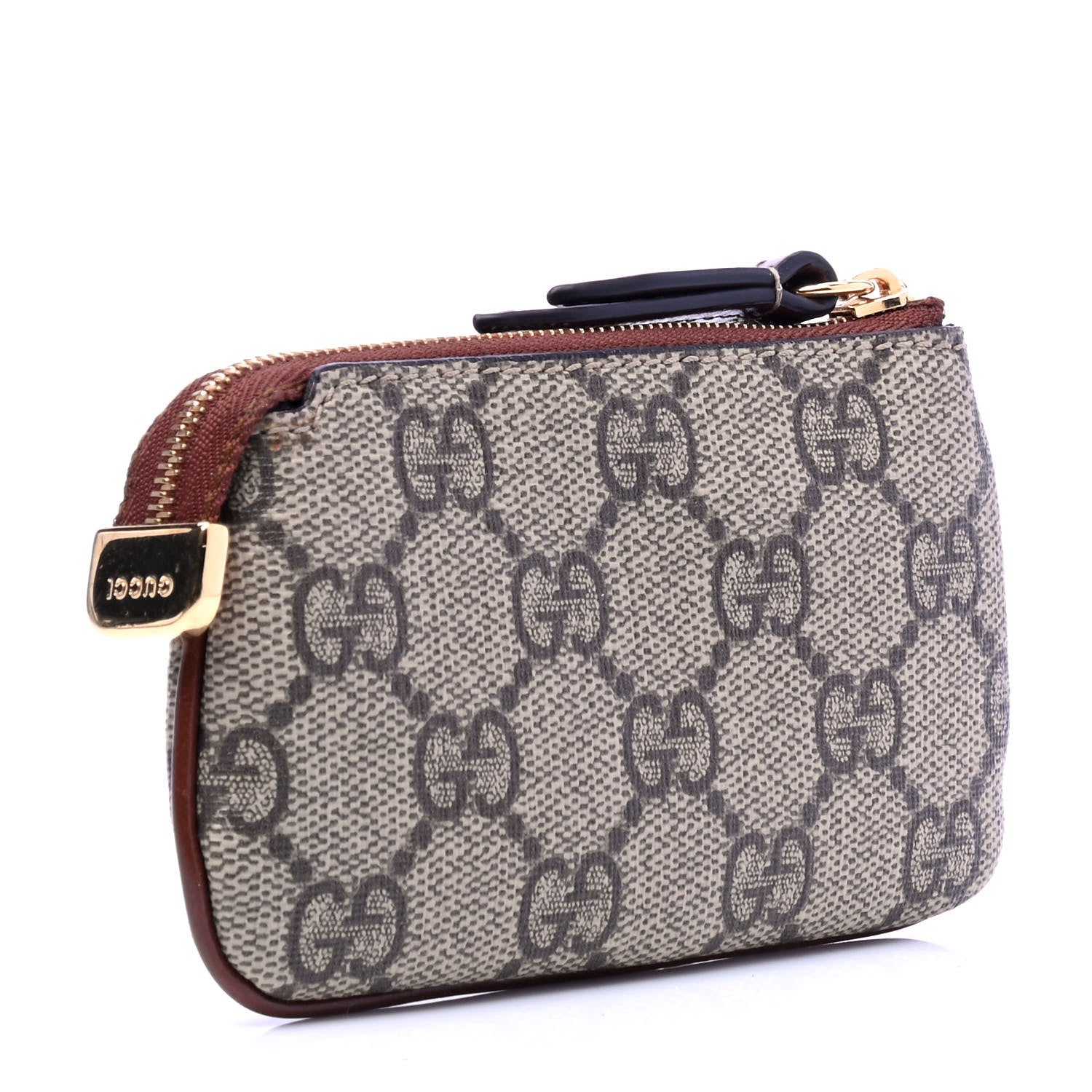 Gucci GG Supreme Monogram Key Case Brown 2 of 6