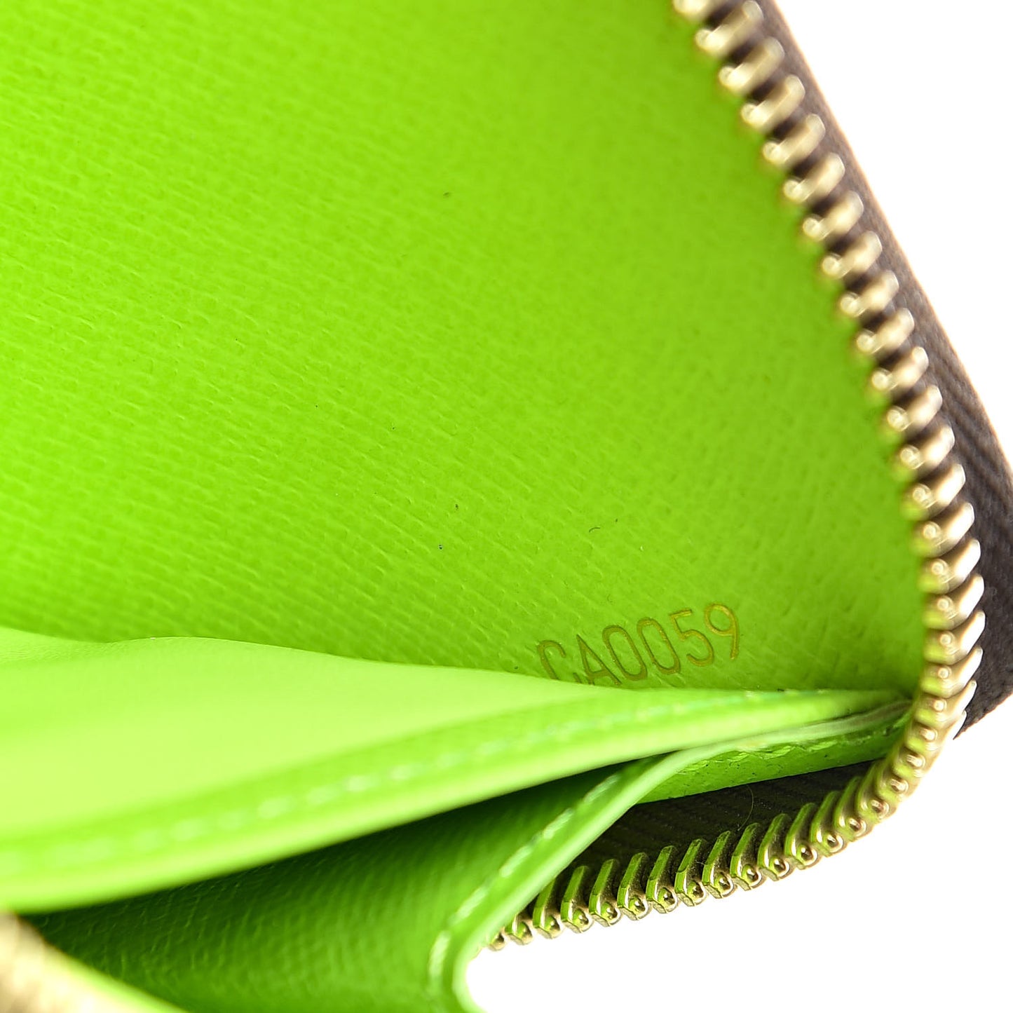 Monogram Graffiti Zippy Wallet Green