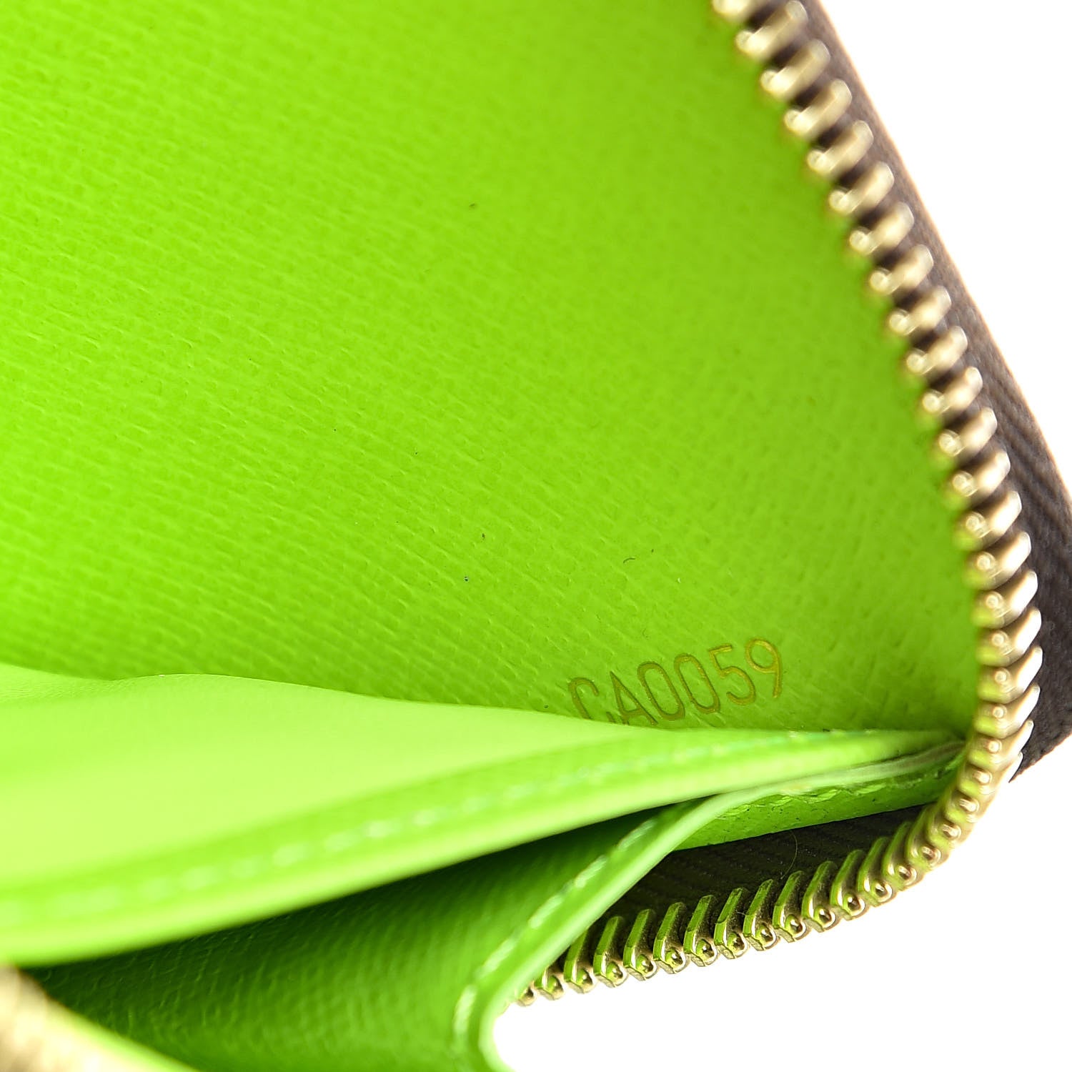 Louis Vuitton Monogram Graffiti Zippy Wallet Green 7 of 10