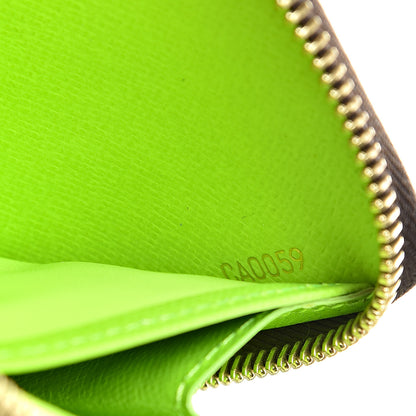 Louis Vuitton Monogram Graffiti Zippy Wallet Green 7 of 10