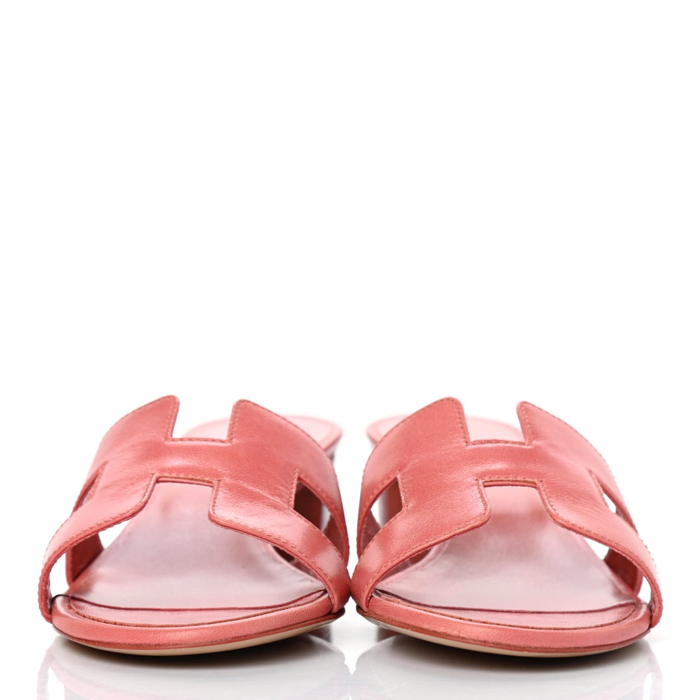 Chevre Oasis Sandals 37.5 Rouge Blush