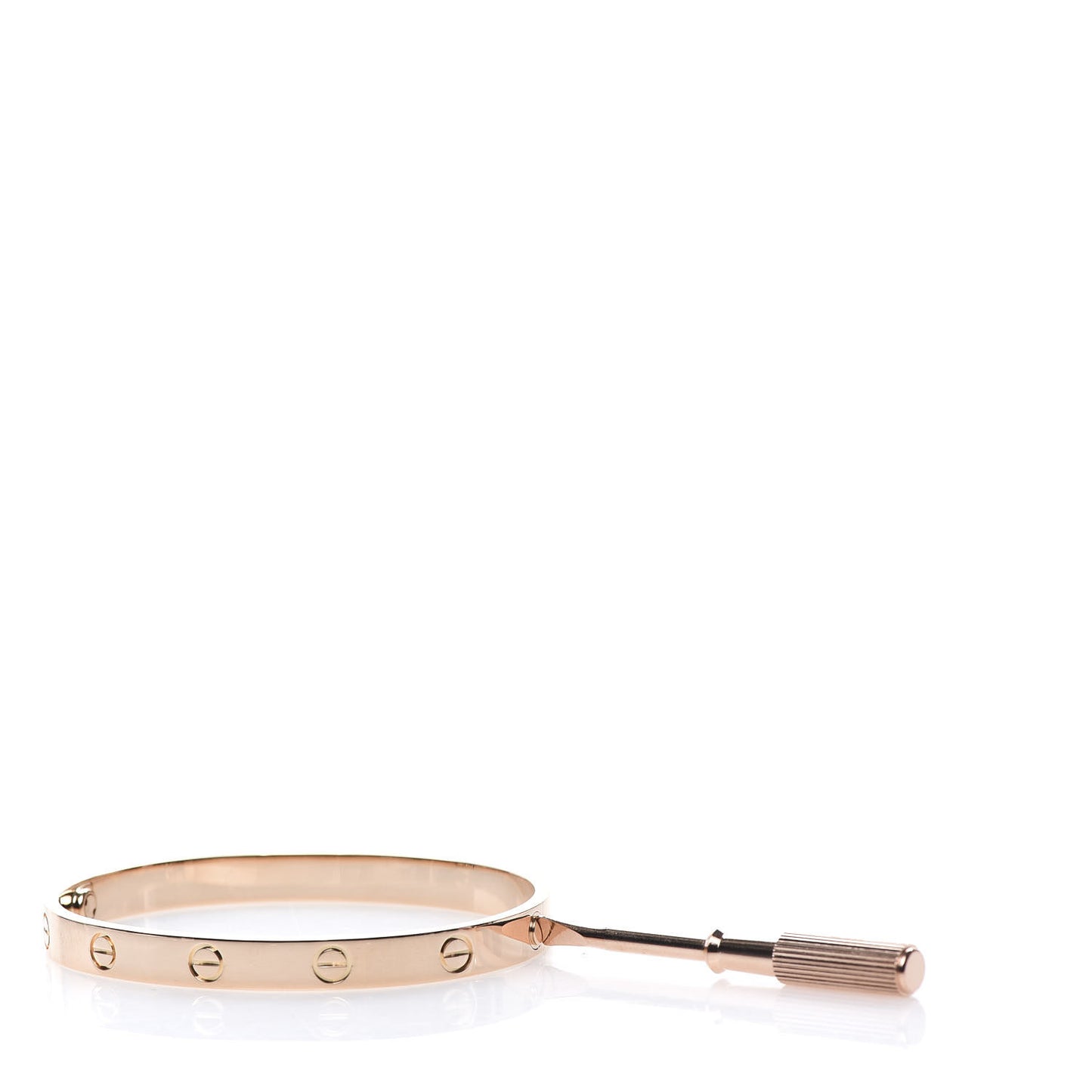 18K Pink Gold LOVE Bracelet 17