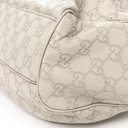 Gucci Guccissima Medium Sukey Tote Mystic White 10 of 10