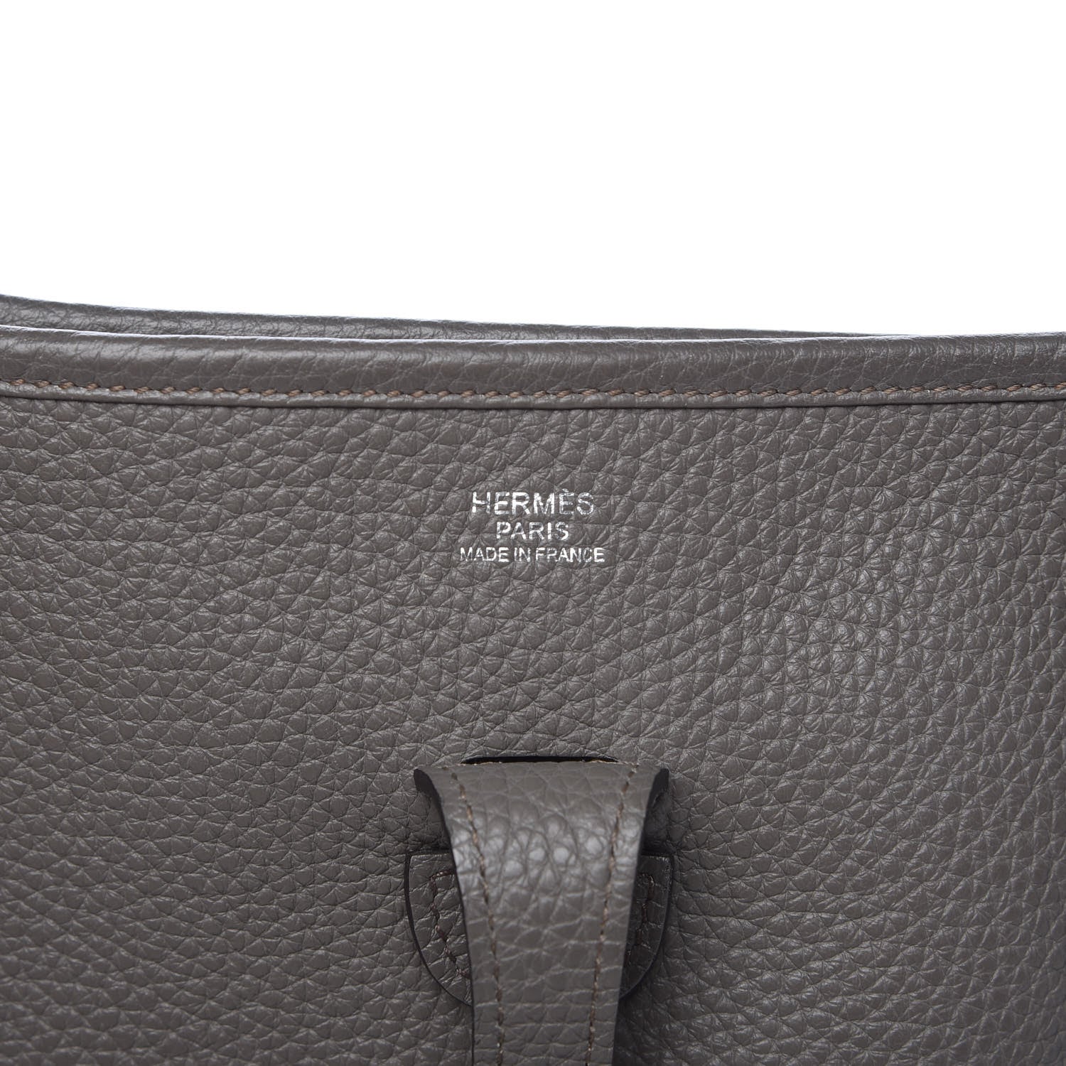 Hermes Taurillon Clemence Evelyne III PM Etain 6 of 11