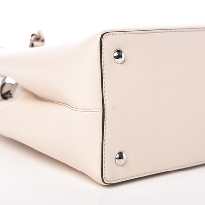 Fendi Vitello Dolce Century Petite 2Jours Tote Camelia Ghiaccio 5 of 10